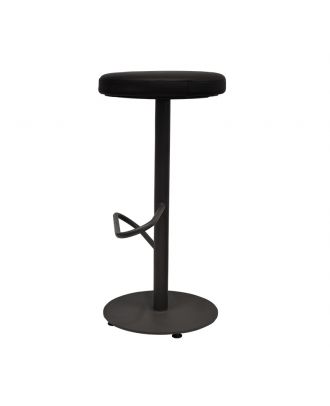 Roundy Outdoor Barstools with Footrest
