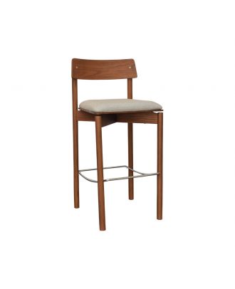 Uno Barstool With Foot Rest