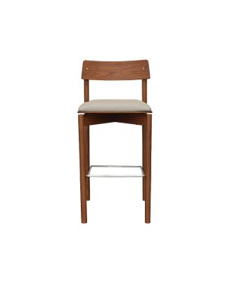 Uno Barstool With Foot Rest