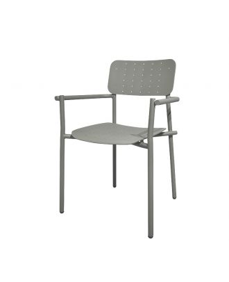 Shangai Outdoor Aluminum Chair -light Gray