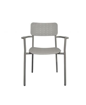 Shangai Outdoor Aluminum Chair -light Gray