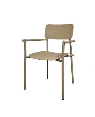 Shangai Outdoor Aluminum Chair -Beige