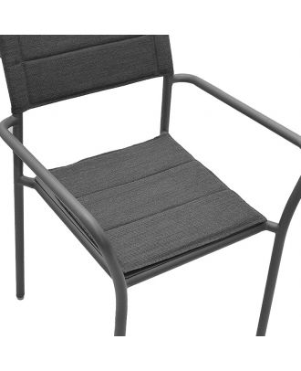 Verabel chair -Blue -mesh fabric Dark gray