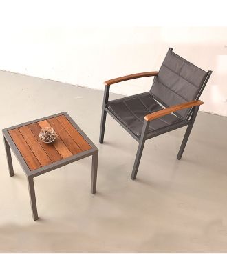 Chili Outdoor Dining Chair- Gray