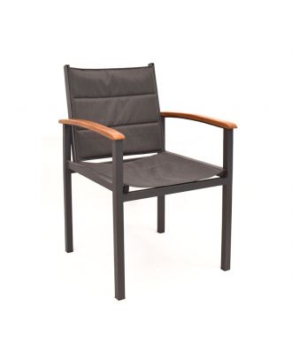 Chili Outdoor Dining Chair- Gray