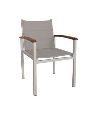 Chili Outdoor Dining Chair- White