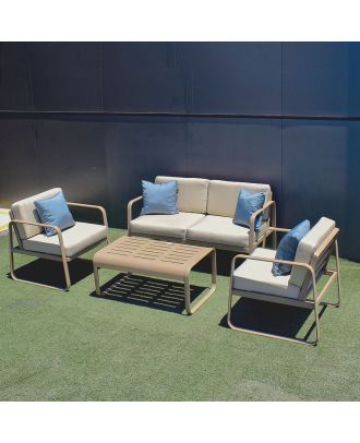 Florida beige living room - Beige