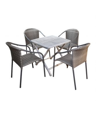 VIGO MIX Dining Set Grey