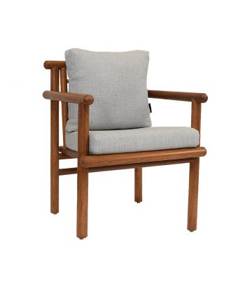 DINING ARMCHAIR -Iroko wood