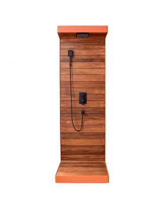 Outdoor aluminum shower, Orange