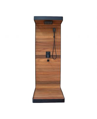 Outdoor aluminum shower, Black