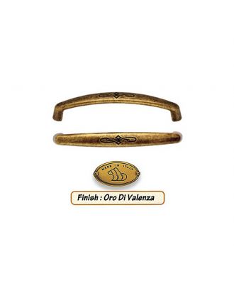 Furniture Handle, Brass Old Gold ,64 Mm