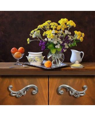 furniture Handle Oxide, Hole Spacing 128 mm, left