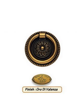 Pendant Ring Furniture Handle, Oxide