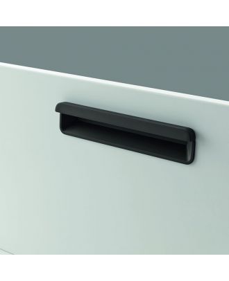 Modern Handle Gavetta 160 Black Silk Effect