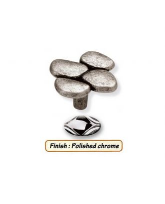 Furniture Knob, Polished Chrome