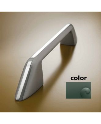Modern Handle Quadra 160 Verde Malachite Silk Effect