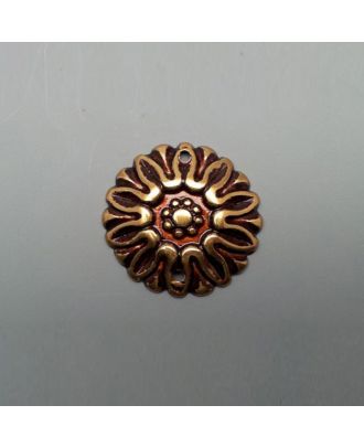 Decoration Piece For Furniture , Brass, Ø28 Mm