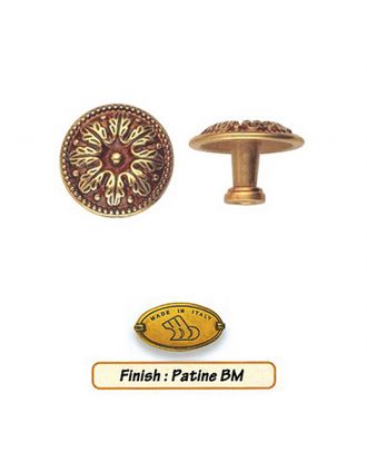 Furniture Knob, Oxide, 36 Mm