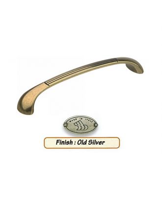 Furniture Handle 160Mm, Old Silver