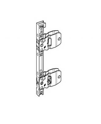 Front Double Connector For Drawer Side Profile