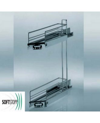 15 Em Base Unit Pull-Out,Diagonal 2-Tier