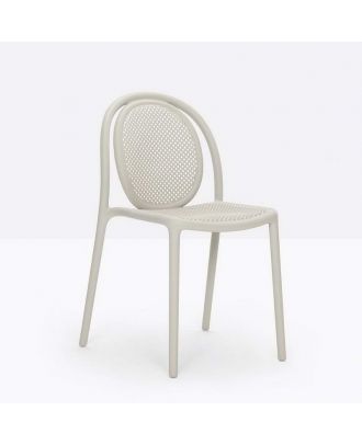 Remind, Plastic Outdoor Chair-Bige
