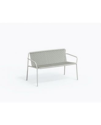 Tribeca, Lounge Sofa Woven Extruded Pvc With A Nylon Core-White
