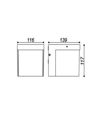 Aluminum Led Outdoor Wall Lamp