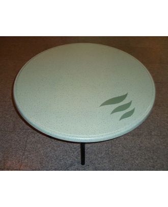 Light Green Table Top Rounded 60Cm