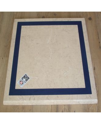 Marbled * Blue Notch Table Top Square