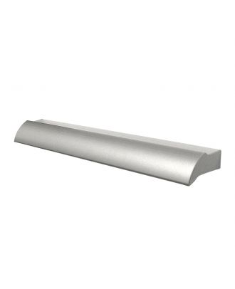 Plastic Profile Handle 52 Cm With Decorative Ends, Chrome Mat