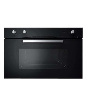 Gas Oven Cm. 90 - Black Glass