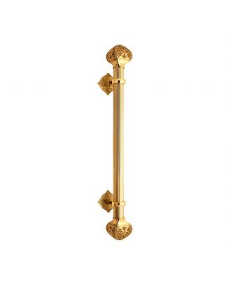 Door Pull Handle Polished Brass 80 Cm