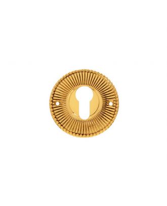 Door Escutcheon Ø7Cm Polished Brass