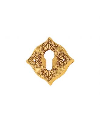 Door Escutcheon 8Cm Polished Brass