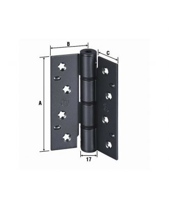 Single Acting Spring Hinges With Polymer Bearing