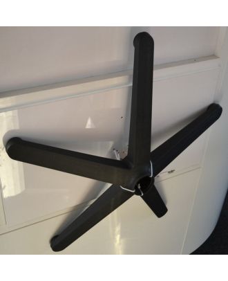 Black Plastic Chair Star Base