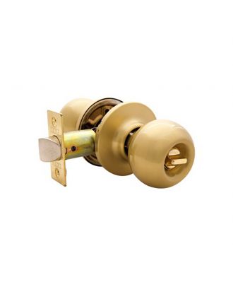 Matt Golden Bola Bathroom Knob Set