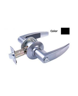 Black Bathroom Knobset