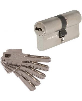 Silver Security Cylinder T60 8 Cm