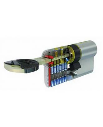 Silver High Security Cylinder Tx80 8 Cm