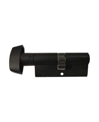 Black Cylinder 7 Cm With Thumbturn