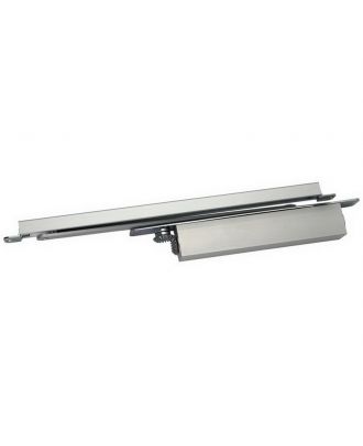 Concealed Door Closer Galvanized Tex14, Silver