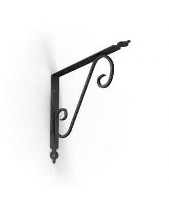 Hammered Black Toscania Shelf Bracket