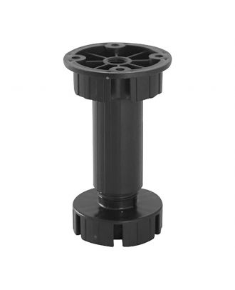 2-Piece Adjustable Plastic Leg With Quick Fit 15 Cm