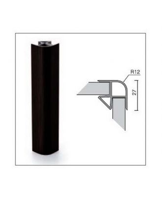 90° Joint Cap Pvc 10Cm Black