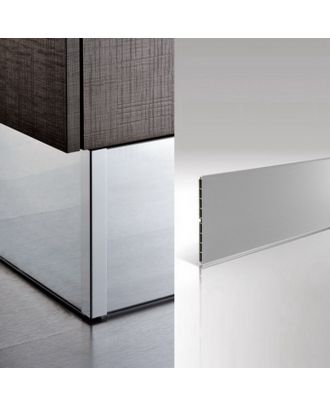 Covered Plinth Pvc Silver 10Cm