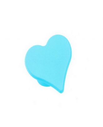 Cyan Heart Knobs 125 Mm