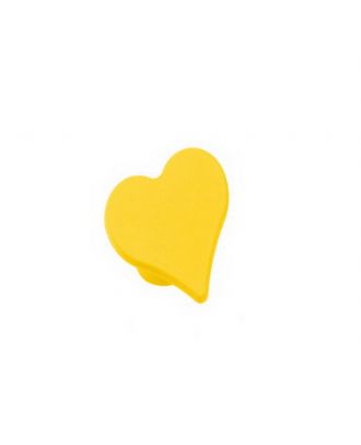 Yellow Heart Knobs 68 Mm